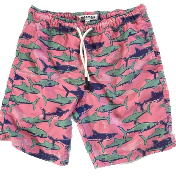 Maamgic Other - Maamgic Boys Pink Shark Swimming Trunks Size 14-16